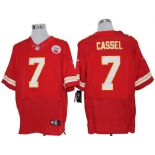 Size 60 4XL-Matt Cassel Kansas City Chiefs #7 Red Stitched Nike Elite NFL Jerseys