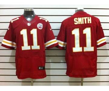 Size 60 4XL-Smith Kansas City Chiefs #11 Red Stitched Nike Elite NFL Jerseys