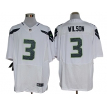 Size 60 4XL-Nike Seattle Seahawks #3 Russell Wilson Elite White NFL Jerseys