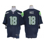 Size 60 4XL-Sidney Rice Seattle Seahawks #18 Pacific Blue Nike Elite NFL Jerseys