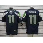 ze 60 4XL-Harvin Seattle Seahawks #11 Pacific Blue Nike Elite NFL Jerseys