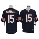 Size 60 4XL-Brandon Marshall Chicago Bears #15 Blue Stitched Nike Elite NFL Jerseys