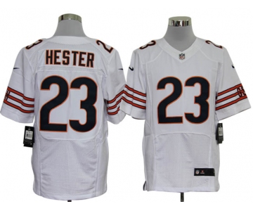 Size 60 4XL-Devin Hester Chicago Bears #23 White Stitched Nike Elite NFL Jerseys