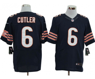 Size 60 4XL-Jay Cutler Chicago Bears #6 Blue Stitched Nike Elite NFL Jerseys