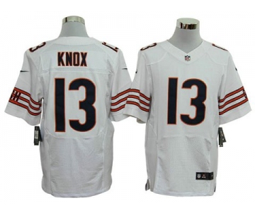 Size 60 4XL-Johnny Knox Chicago Bears #13 White Stitched Nike Elite NFL Jerseys