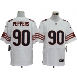 Size 60 4XL-Julius Peppers Chicago Bears #90 White Stitched Nike Elite NFL Jerseys