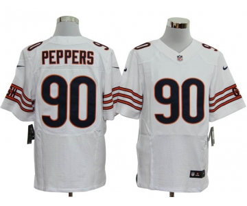 Size 60 4XL-Julius Peppers Chicago Bears #90 White Stitched Nike Elite NFL Jerseys