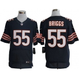 Size 60 4XL-Lance Briggs Chicago Bears #55 Blue Stitched Nike Elite NFL Jerseys