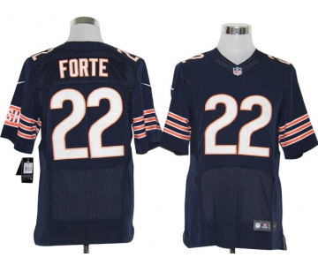 Size 60 4XL-Matt Forte Chicago Bears #22 Blue Stitched Nike Elite NFL Jerseys