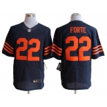 Size 60 4XL-Matt Forte Chicago Bears #22 Blue&Yellow Stitched Nike Elite NFL Jerseys