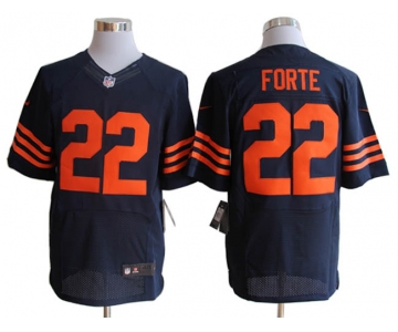 Size 60 4XL-Matt Forte Chicago Bears #22 Blue&Yellow Stitched Nike Elite NFL Jerseys