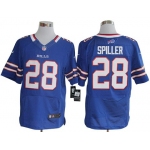 Size 60 4XL-C.J. Spiller Buffalo Bills #28 Royal Blue Stitched Nike Elite NFL Jerseys