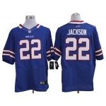 Size 60 4XL-Fred Jackson Buffalo Bills #22 Royal Blue Stitched Nike Elite NFL Jerseys