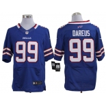 Size 60 4XL-Marcell Dareus Buffalo Bills #99 Royal Blue Stitched Nike Elite NFL Jerseys