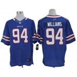 Size 60 4XL-Mario Williams Buffalo Bills #94 Royal Blue Stitched Nike Elite NFL Jerseys