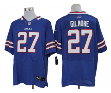 Size 60 4XL-Stephon Gilmore Buffalo Bills #27 Royal Blue Stitched Nike Elite NFL Jerseys