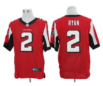 Size 60 4XL-Matt Ryan Atlanta Falcons #2 Red Stitched Nike Elite NFL Jerseys