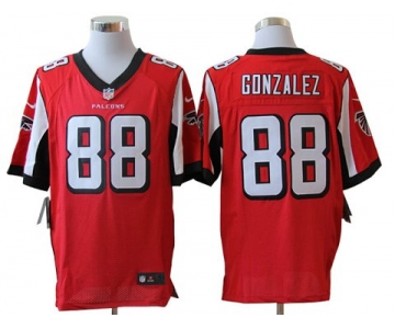 Size 60 4XL-Tony Gonzalez Atlanta Falcons #88 Red Stitched Nike Elite NFL Jerseys