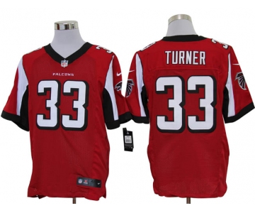 Size 60 4XL-Turner Atlanta Falcons #33 Red Stitched Nike Elite NFL Jerseys