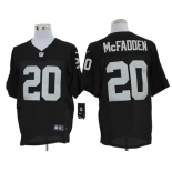 Size 60 4XL-Darren McFadden Oakland Raiders #20 Black Stitched Nike Elite NFL Jerseys