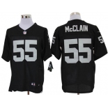 Size 60 4XL-Rolando McClain Oakland Raiders #55 Black Stitched Nike Elite NFL Jerseys