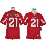 Size 60 4XL-Patrick Peterson Arizona Cardinals #21 Red Stitched Nike Elite NFL Jerseys