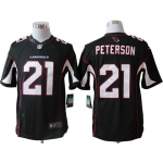 Size 60 4XL-Patrick Peterson Arizona Cardinals #21 Stitched Black Nike Elite NFL Jerseys