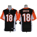 Size 60 4XL-A.J. Green Cincinnati Bengals #18 Black Stitched Nike Elite NFL Jerseys