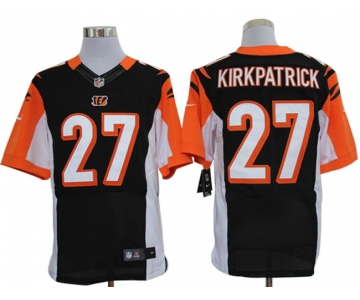 Size 60 4XL-Dre Kipkpatrick Cincinnati Bengals #27 Black Stitched Nike Elite NFL Jerseys