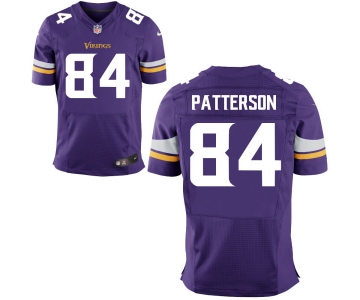 Size 60 4XL Cordarrelle Patterson Minnesota Vikings #84 Purple Stitched Nike Elite Jersey