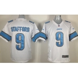 Nike Detroit Lions #9 Matthew Stafford White Game Jersey