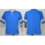 Nike Detroit Lions Blank Light Blue Game Jersey