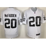 Nike Oakland Raiders #20 Darren McFadden White Game Jersey