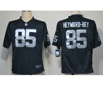 Nike Oakland Raiders #85 Darrius Heyward-Bey Black Game Jersey