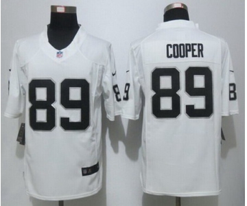 Oakland Raiders #89 Amari Cooper White Team Color NFL Nike Game Jersey