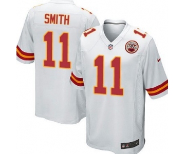Nike Kansas City Chiefs #11 Alex Smith White Game Jersey