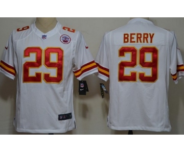 Nike Kansas City Chiefs #29 Eric Berry White Game Jersey