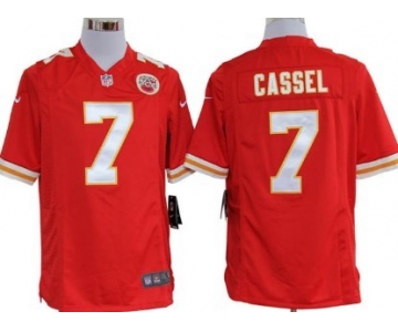 Nike Kansas City Chiefs #7 Matt Cassel Red Game Jersey