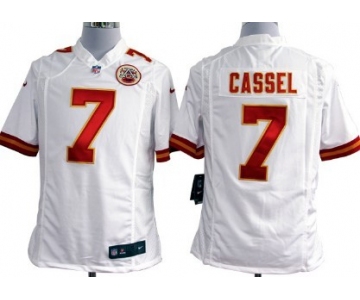 Nike Kansas City Chiefs #7 Matt Cassel White Game Jersey