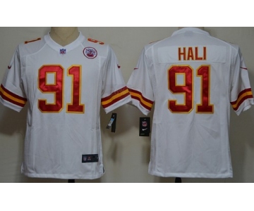 Nike Kansas City Chiefs #91 Tamba Hali White Game Jersey