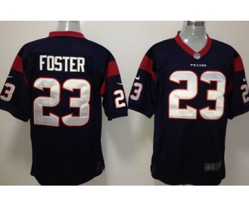 Nike Houston Texans #23 Arian Foster Blue Game Jersey