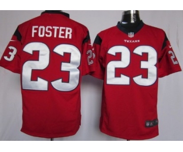 Nike Houston Texans #23 Arian Foster Red Game Jersey