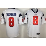 Nike Houston Texans #8 Matt Schaub White Game Jersey