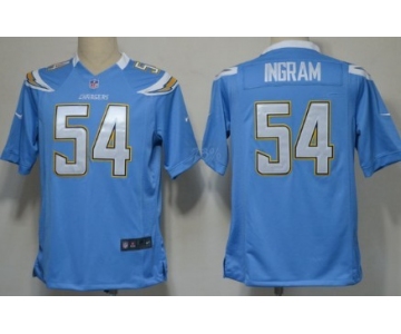 Nike San Diego Chargers #54 Melvin Ingram Light Blue Game Jersey