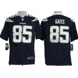 Nike San Diego Chargers #85 Antonio Gates Navy Blue Game Jersey