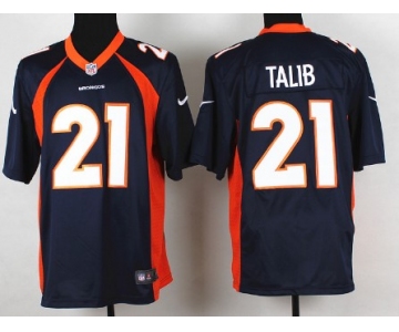 Nike Denver Broncos #21 Aqib Talib 2013 Blue Game Jersey