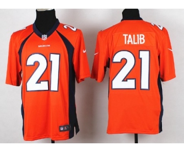 Nike Denver Broncos #21 Aqib Talib 2013 Orange Game Jersey