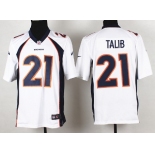 Nike Denver Broncos #21 Aqib Talib 2013 White Game Jersey