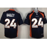 Nike Denver Broncos #24 Champ Bailey Blue Game Jersey