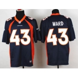 Nike Denver Broncos #43 T.J. Ward 2013 Blue Game Jersey